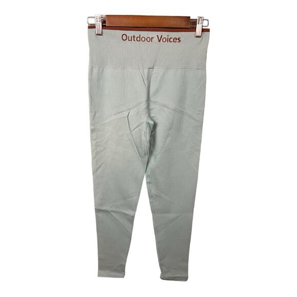 Outdoor Voices Seamless Rib 7/8 Legging in Storm Size M‎ NWT - Picture 4 of 10